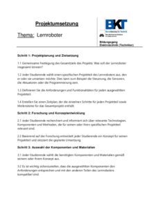 Projektumsetzung